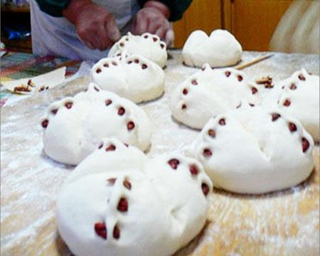 饽饽和粘米饭